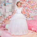 Lace Appliques Sashes Bow Ball Gowns Designer Flower Girl Dresses